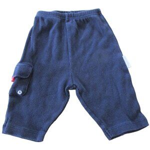Vitamins Boys Pull On Sweatpants Size 3-6M Navy Blue‎ Elastic Jogger Bottoms